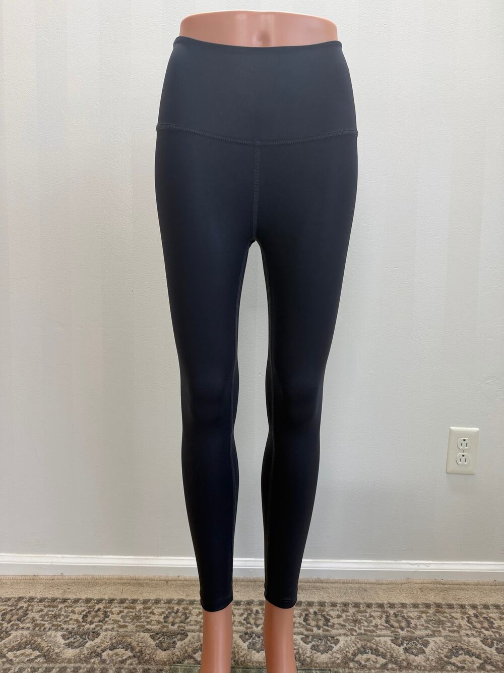 Beyond Yoga Sport Gloss Smooth Operator High Waist Leggings Navy Blue Sz S